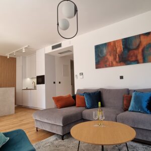 Apartament Summer Color - widok salonu